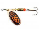 Mepps Black Fury Kupfer-Fluo Rote Punkte Gr. 0